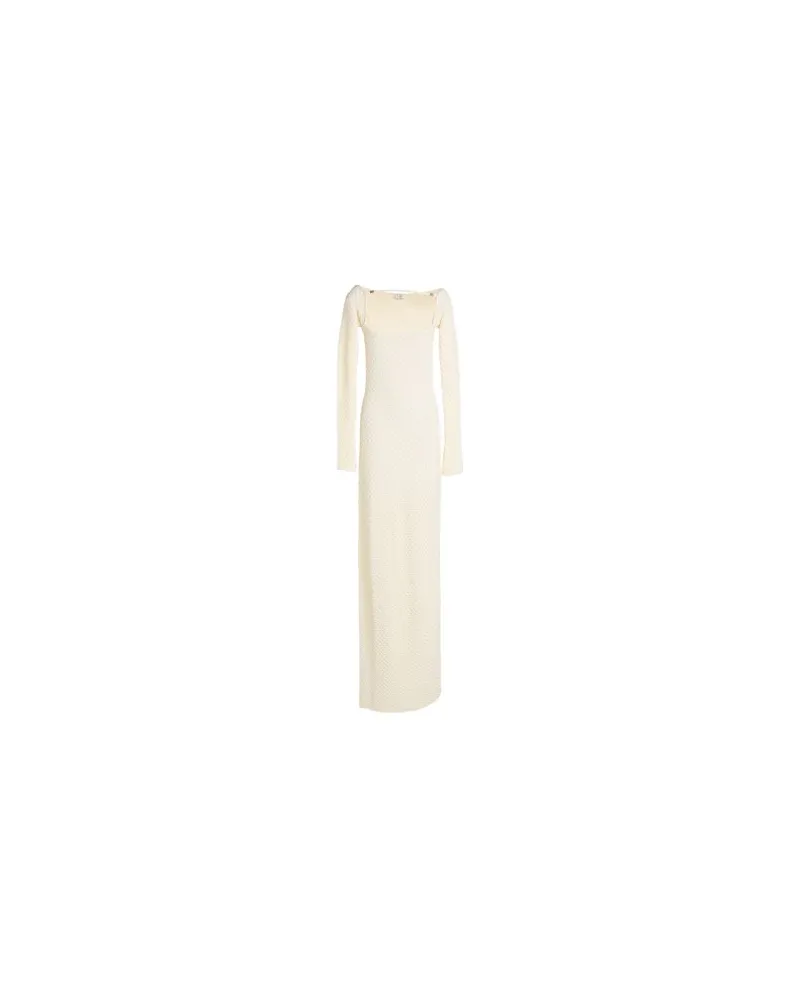 Casablanca Paris KLEIDER - Maxi-Kleiderauf YOOX.COM Elfenbein