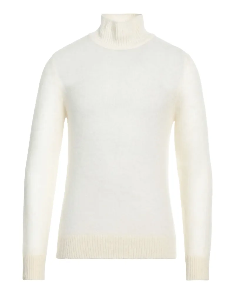 LARDINI Rollkragenpullover Elfenbein