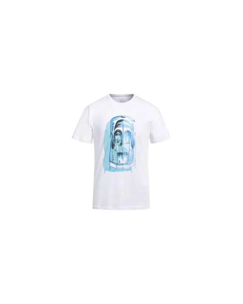 Bugatti TOPS - T-shirtsauf YOOX.COM Weiß