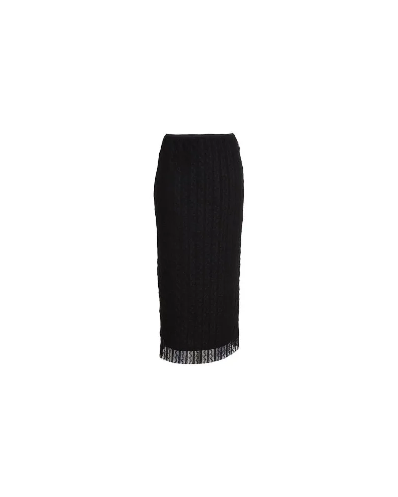 MAX&Co. TANICA  - HOSEN & RÖCKE - Midi-Röckeauf YOOX.COM Schwarz