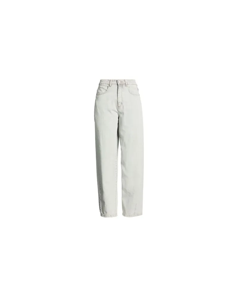 Motel HOSEN & RÖCKE - Jeanshosenauf YOOX.COM Hellgrau
