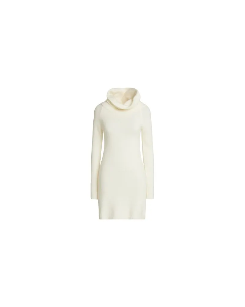 Suoli KLEIDER - Mini-Kleiderauf YOOX.COM Cremeweiß