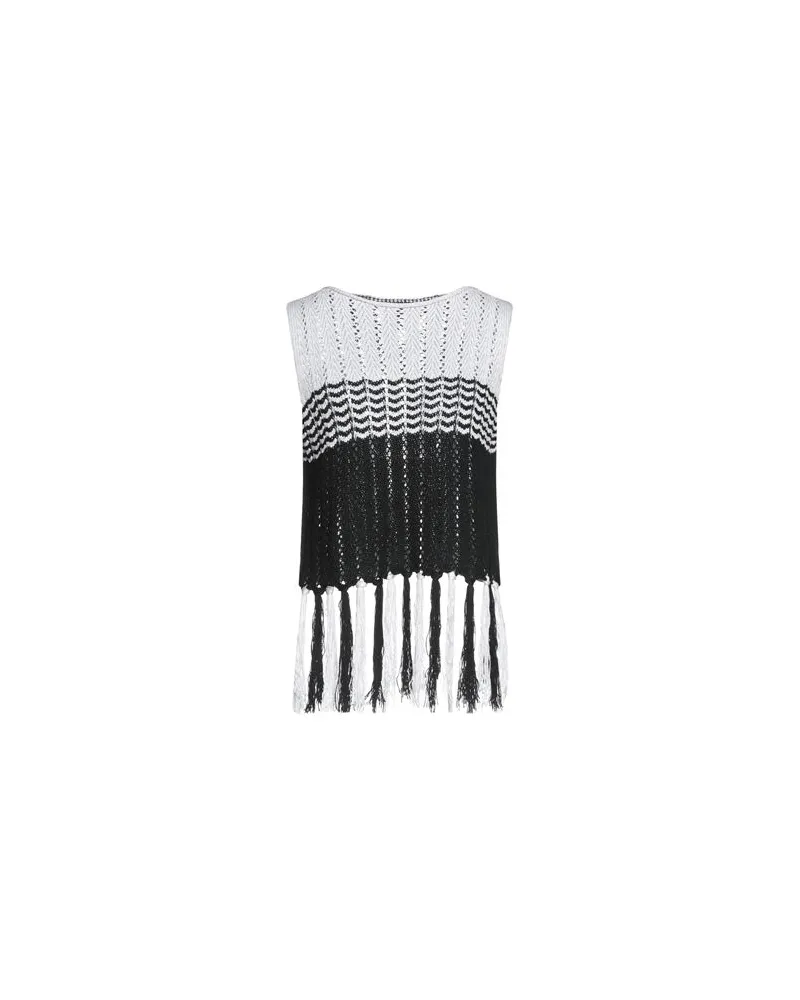 Biancoghiaccio STRICKWAREN - Pulloverauf YOOX.COM Schwarz