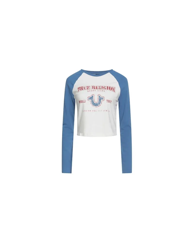 True Religion TOPS - T-shirtsauf YOOX.COM Hellblau