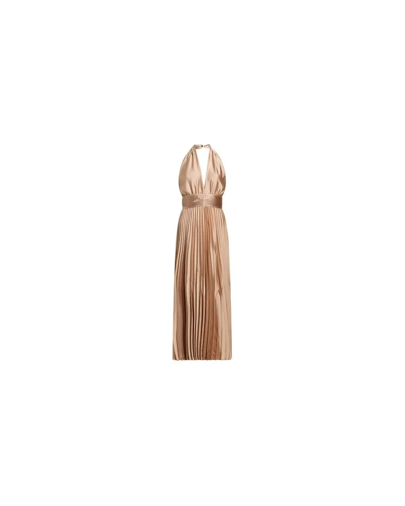 Kaos KLEIDER - Maxi-Kleiderauf YOOX.COM Sand