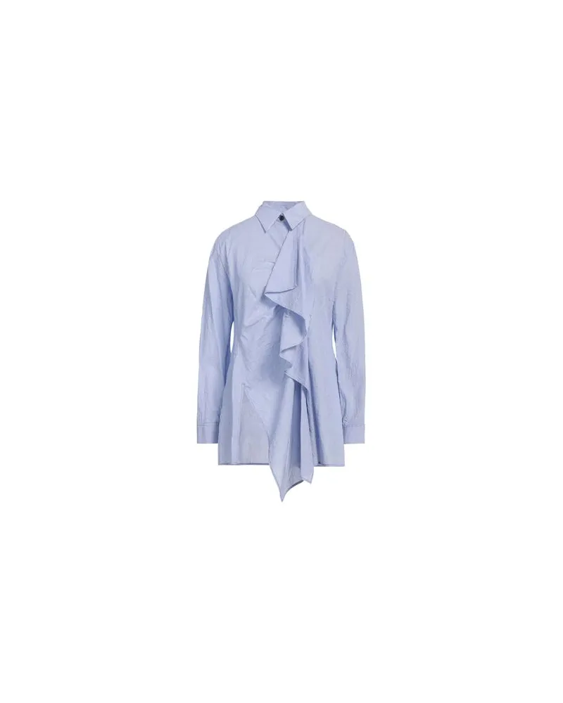 Y'S YOHJI YAMAMOTO TOPS - Hemdenauf YOOX.COM Azurblau