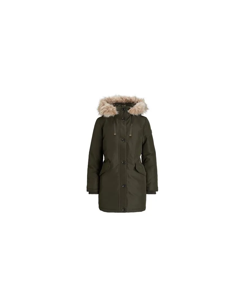 Ralph Lauren FAUX-FUR-TRIM HOODED PUFFER COAT  - JACKEN & MÄNTEL - Mäntelauf YOOX.COM Militärgrün