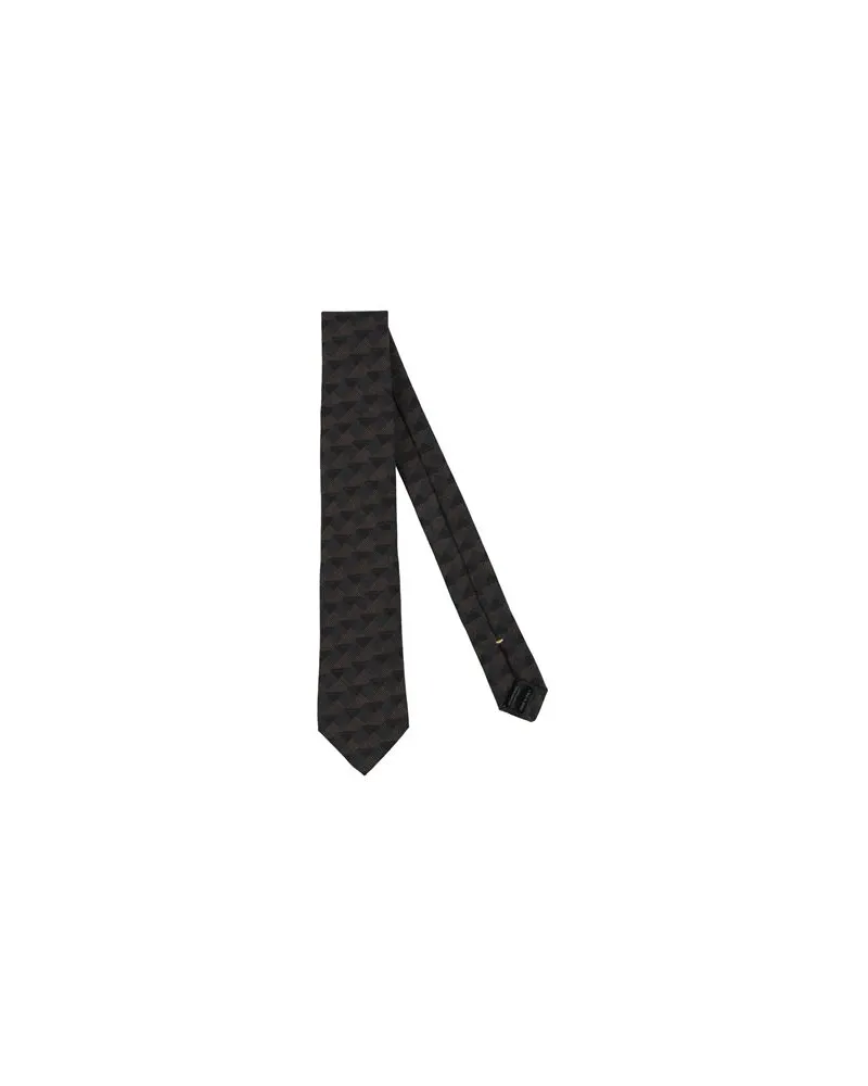 Canali ACCESSOIRES - Krawatten & Fliegenauf YOOX.COM Dunkelbraun