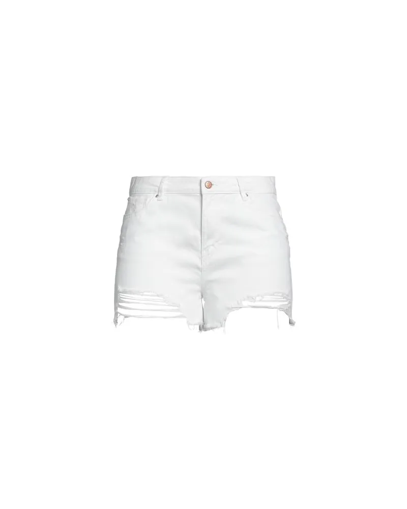 only HOSEN & RÖCKE - Jeansshortsauf YOOX.COM Weiß