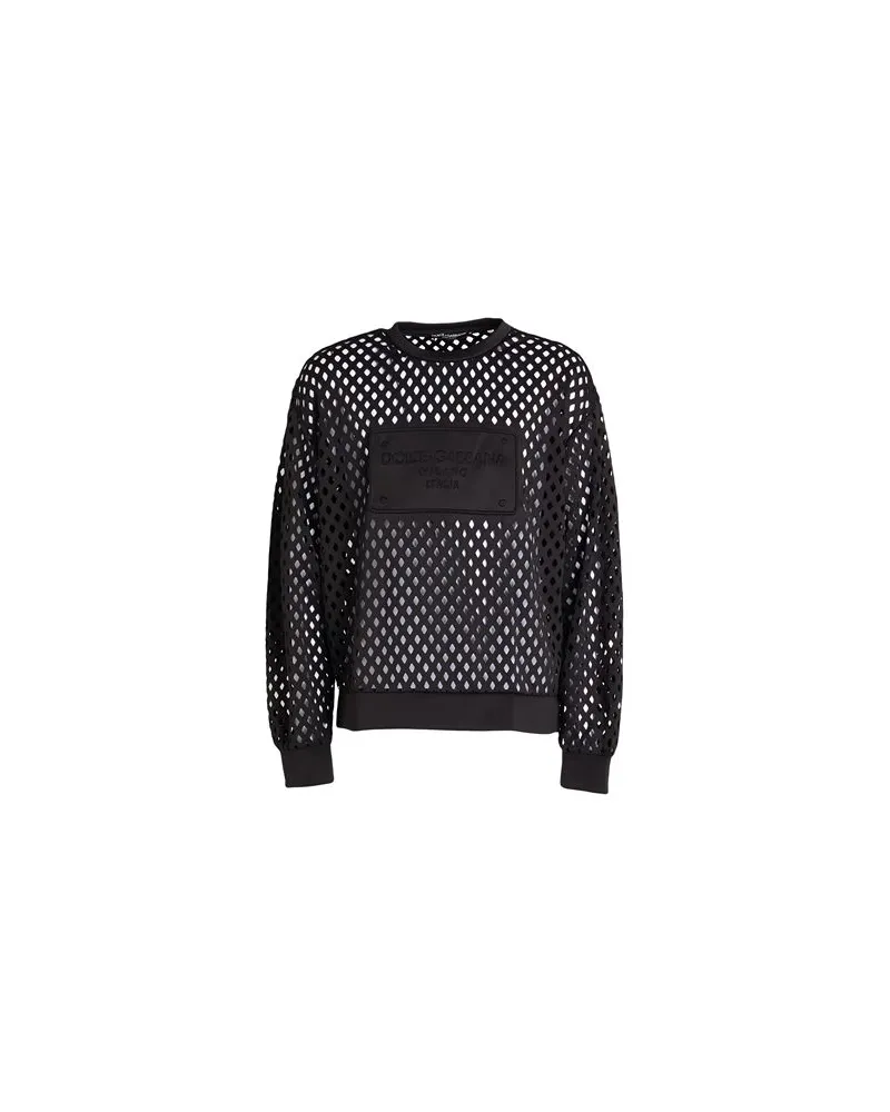 Dolce & Gabbana TOPS - Sweatshirtsauf YOOX.COM Schwarz