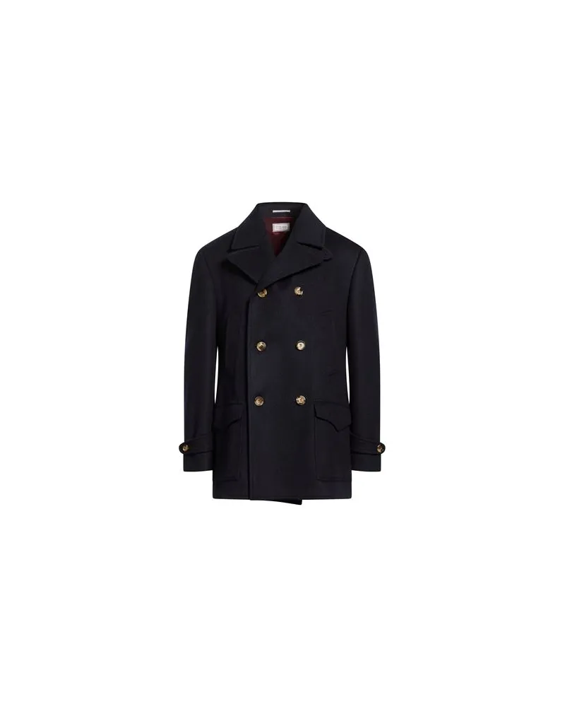 Brunello Cucinelli JACKEN & MÄNTEL - Mäntelauf YOOX.COM Nachtblau