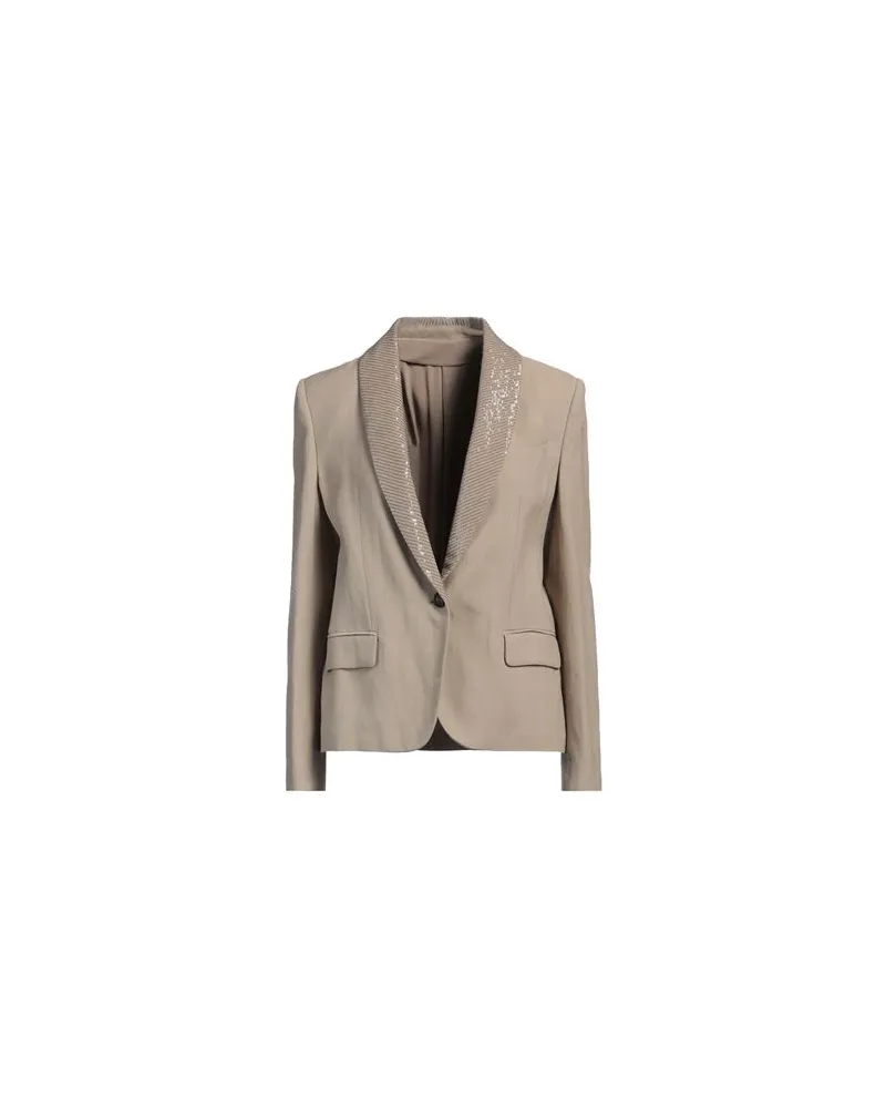 Brunello Cucinelli ANZÜGE und CO-ORDS - Blazersauf YOOX.COM Khaki