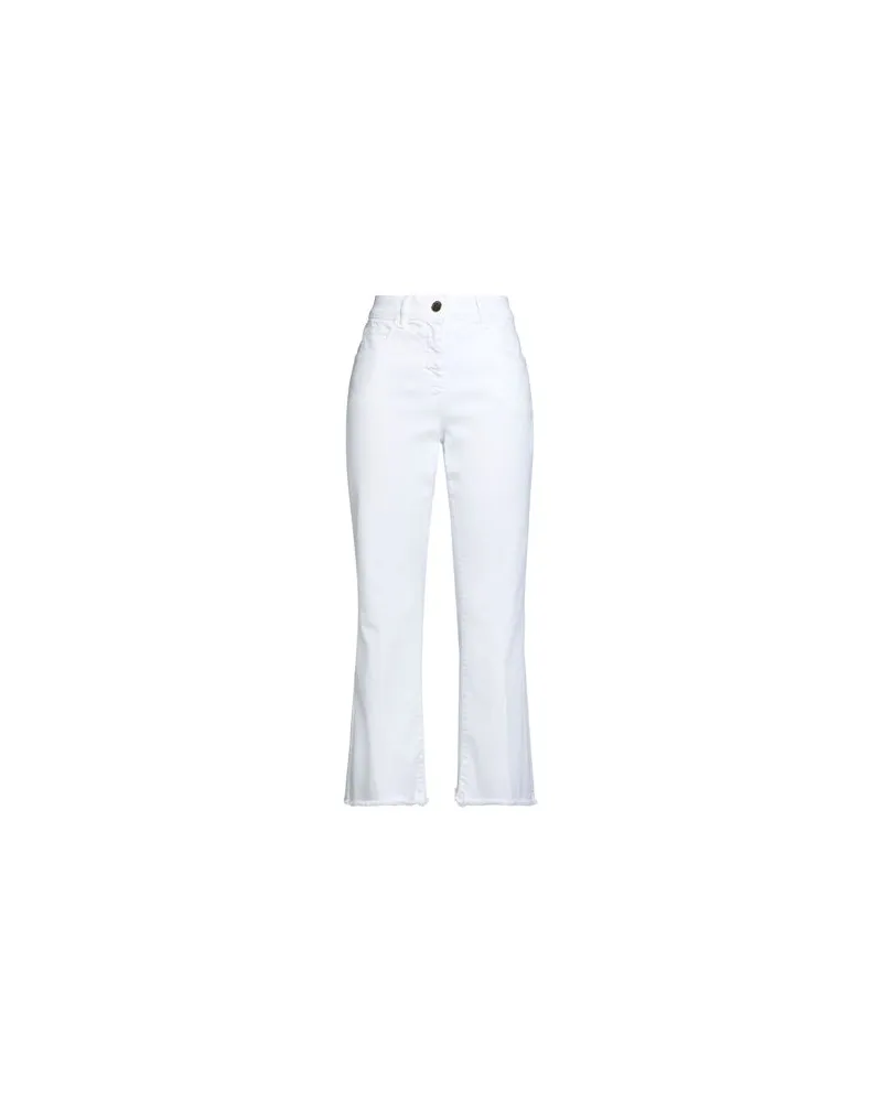 Luisa Spagnoli HOSEN & RÖCKE - Jeanshosenauf YOOX.COM Weiß
