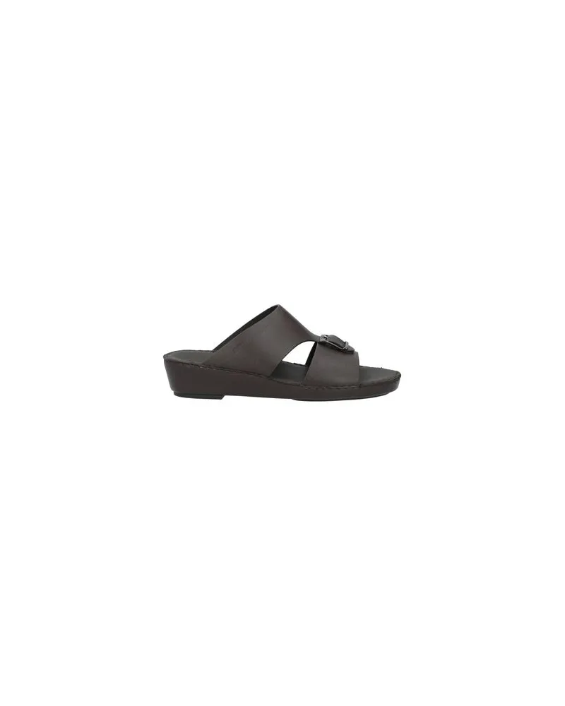 Emporio Armani SCHUHE - Sandalenauf YOOX.COM Dunkelbraun