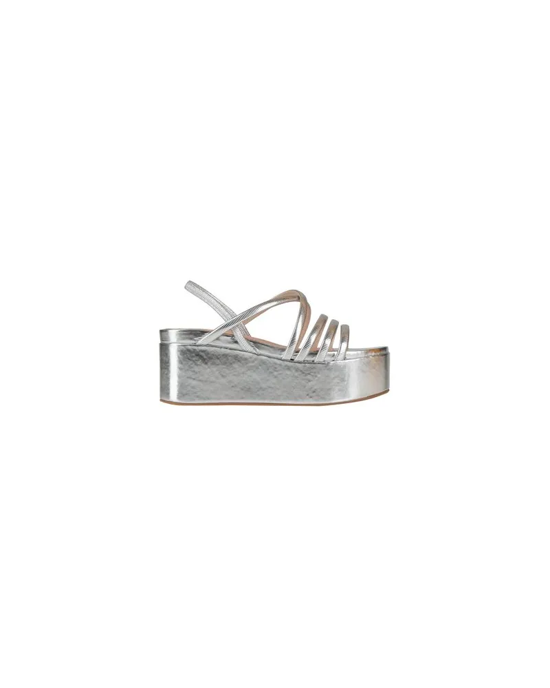 Pollini SCHUHE - Sandalenauf YOOX.COM Silber