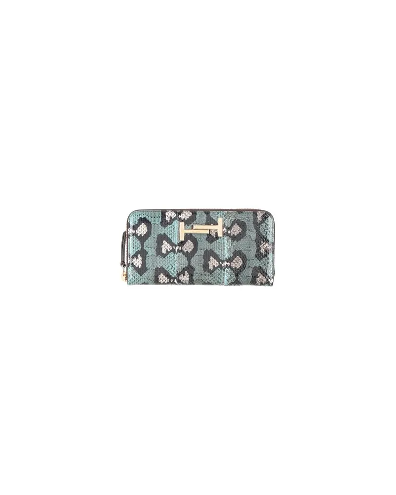 TOD'S Kleinlederwaren - Brieftaschenauf YOOX.COM Himmelblau