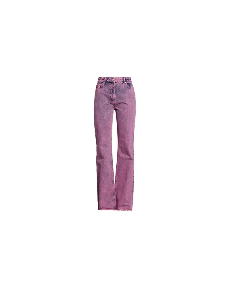Moschino HOSEN & RÖCKE - Jeanshosenauf YOOX.COM Magenta