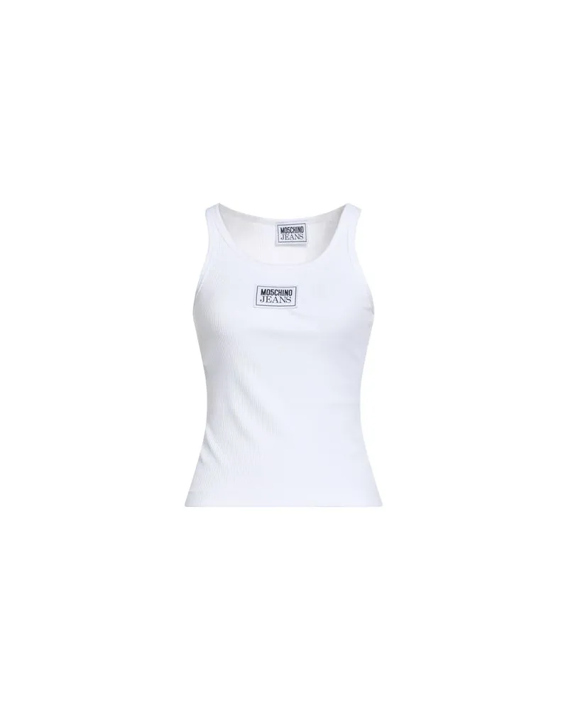 Moschino TOPS - Tank Topsauf YOOX.COM Weiß