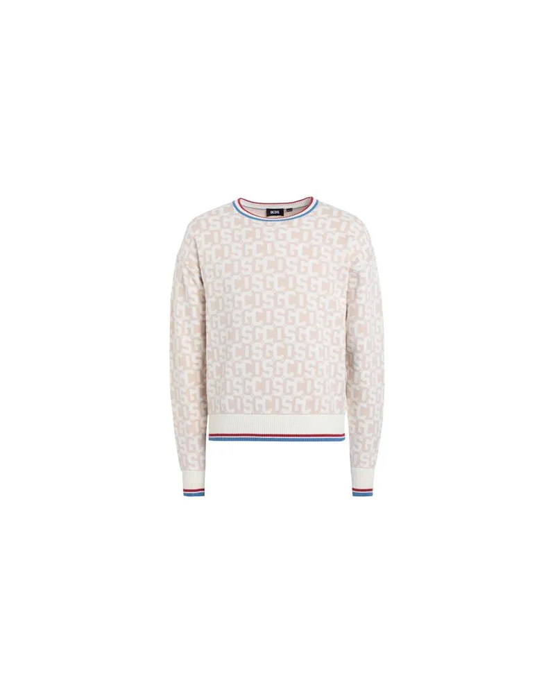 GCDS STRICKWAREN - Pulloverauf YOOX.COM Beige