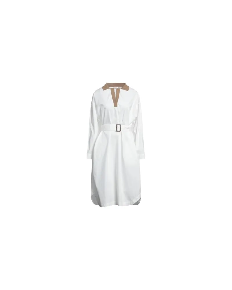 Peserico KLEIDER - Midi-Kleiderauf YOOX.COM Elfenbein