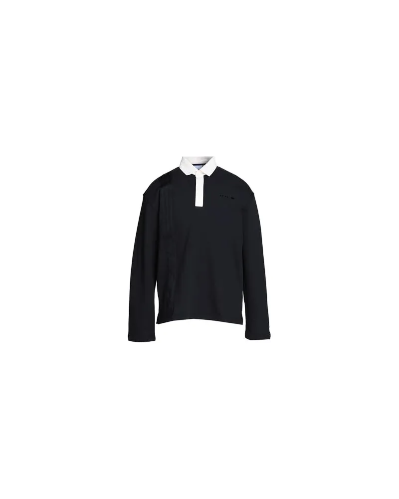 adidas RIFTA Metro LS Rugby Shirt  - TOPS - Sweatshirtsauf YOOX.COM Schwarz