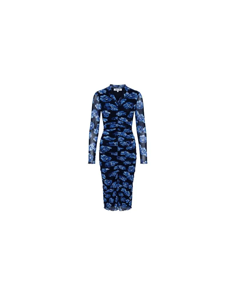 Diane von Furstenberg KLEIDER - Midi-Kleiderauf YOOX.COM Blau