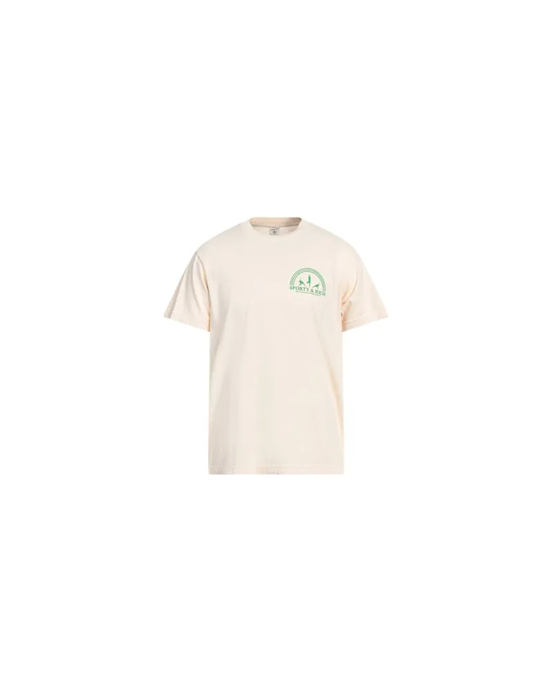 SPORTY & RICH TOPS - T-shirtsauf YOOX.COM Beige