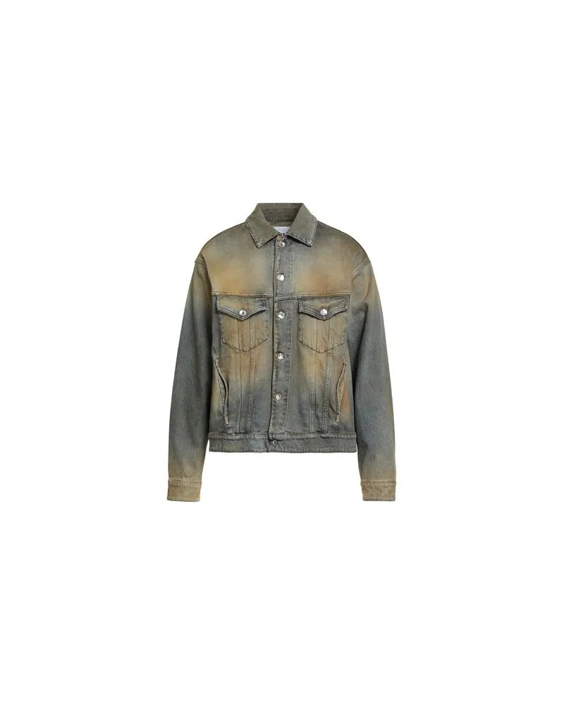 MSGM JACKEN & MÄNTEL - Jeansjacken/Mäntelauf YOOX.COM Blau