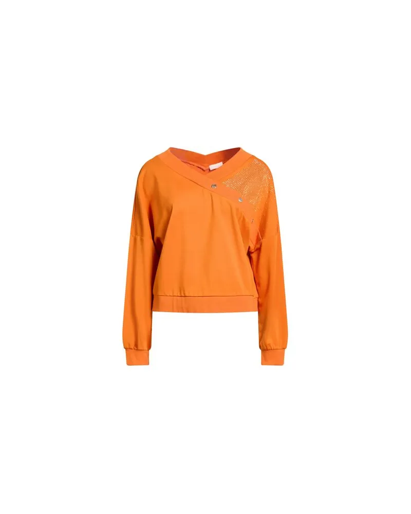 Liu Jo TOPS - Sweatshirtsauf YOOX.COM Orange