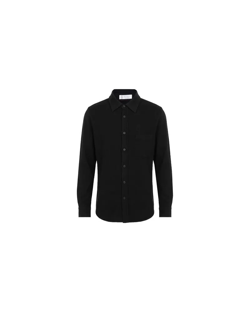 Brunello Cucinelli TOPS - Hemdenauf YOOX.COM Schwarz