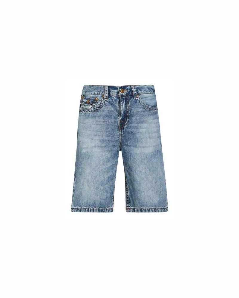 True Religion HOSEN & RÖCKE - Jeansshortsauf YOOX.COM Blau