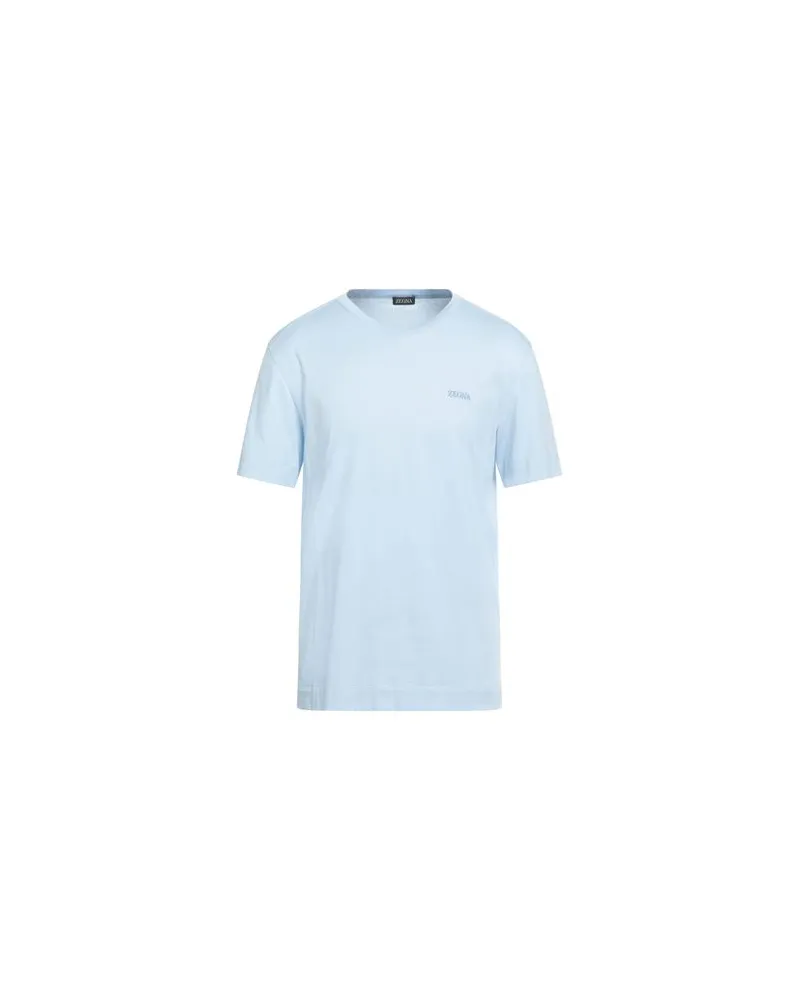 Ermenegildo Zegna TOPS - T-shirtsauf YOOX.COM Himmelblau