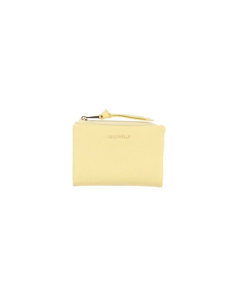 Coccinelle Kleinlederwaren - Brieftaschenauf YOOX.COM Pastellgelb