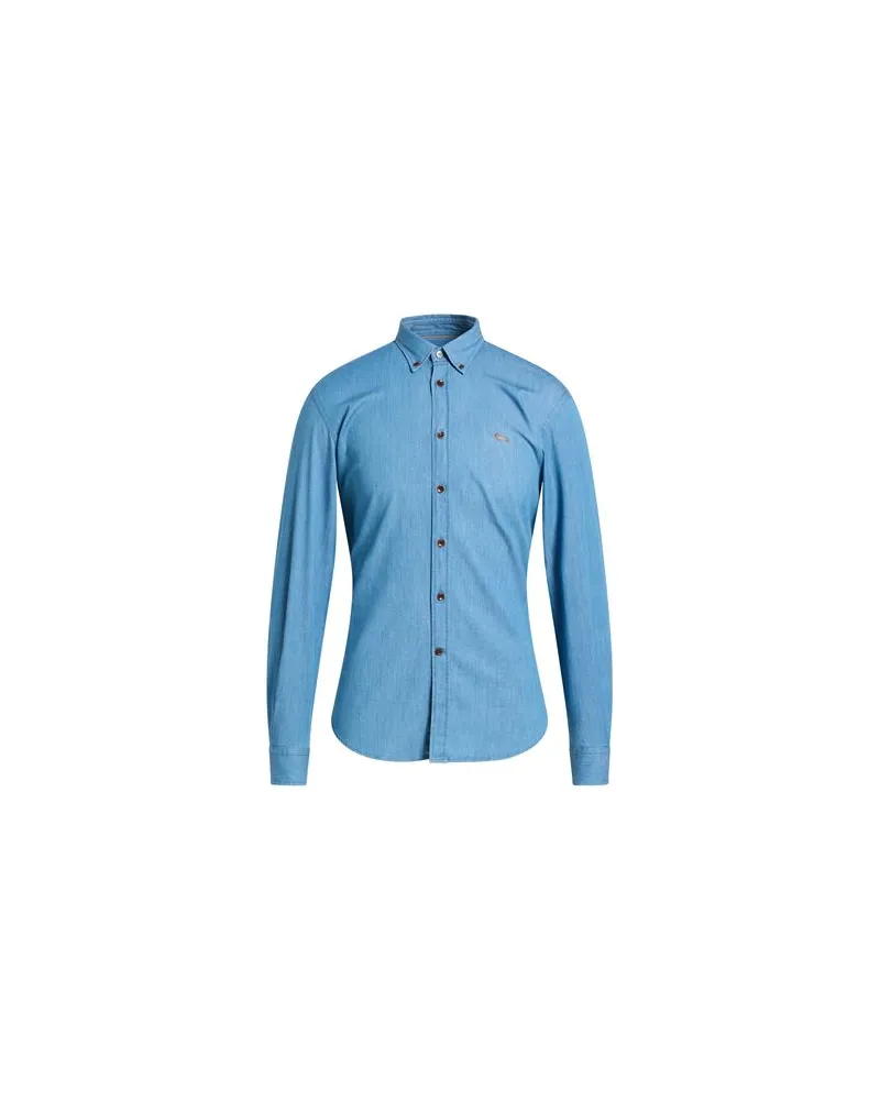 Harmont & Blaine TOPS - Jeanshemdenauf YOOX.COM Blau