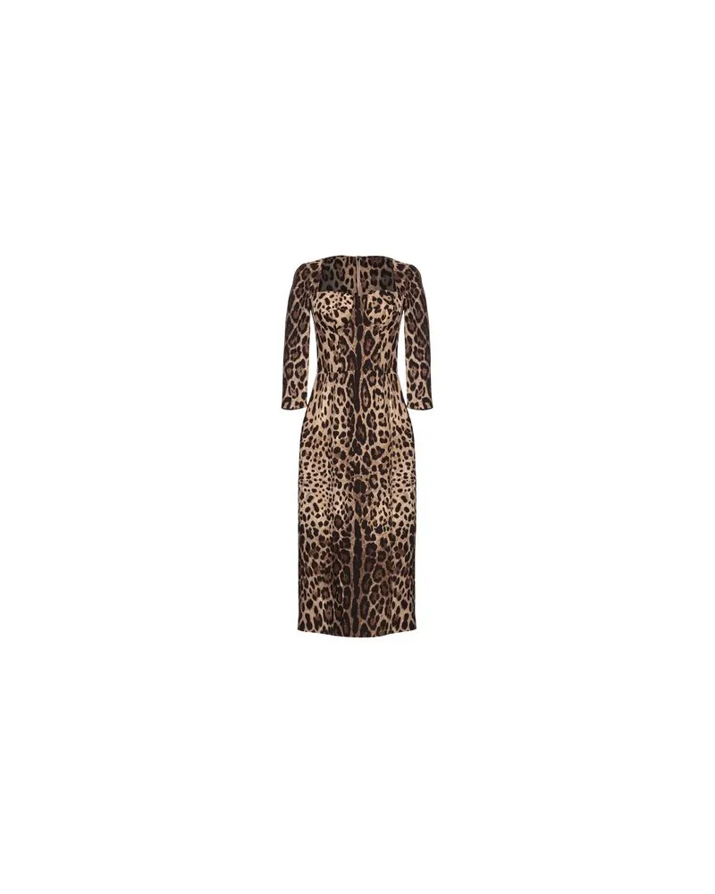 Dolce & Gabbana KLEIDER - Midi-Kleiderauf YOOX.COM Khaki