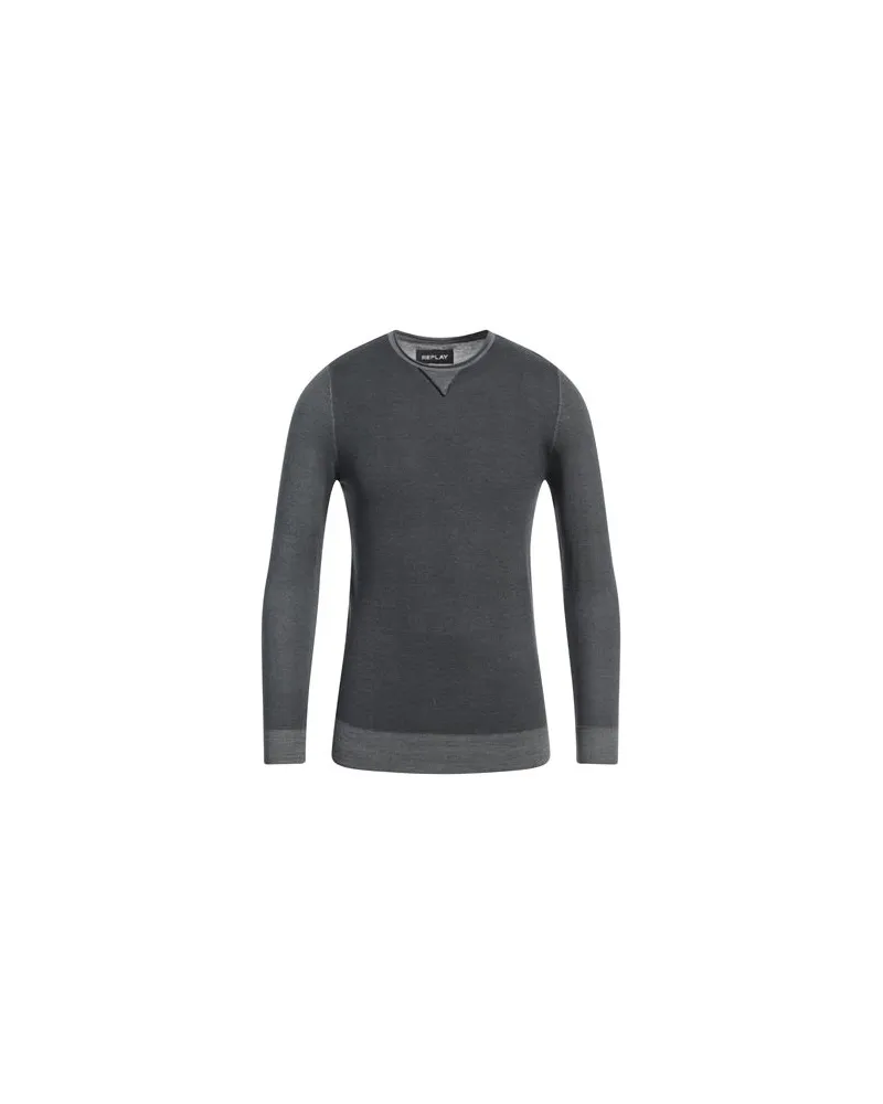 Replay STRICKWAREN - Pulloverauf YOOX.COM Blei