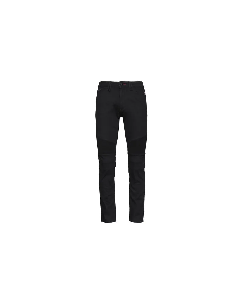 Philipp Plein HOSEN & RÖCKE - Jeanshosenauf YOOX.COM Schwarz