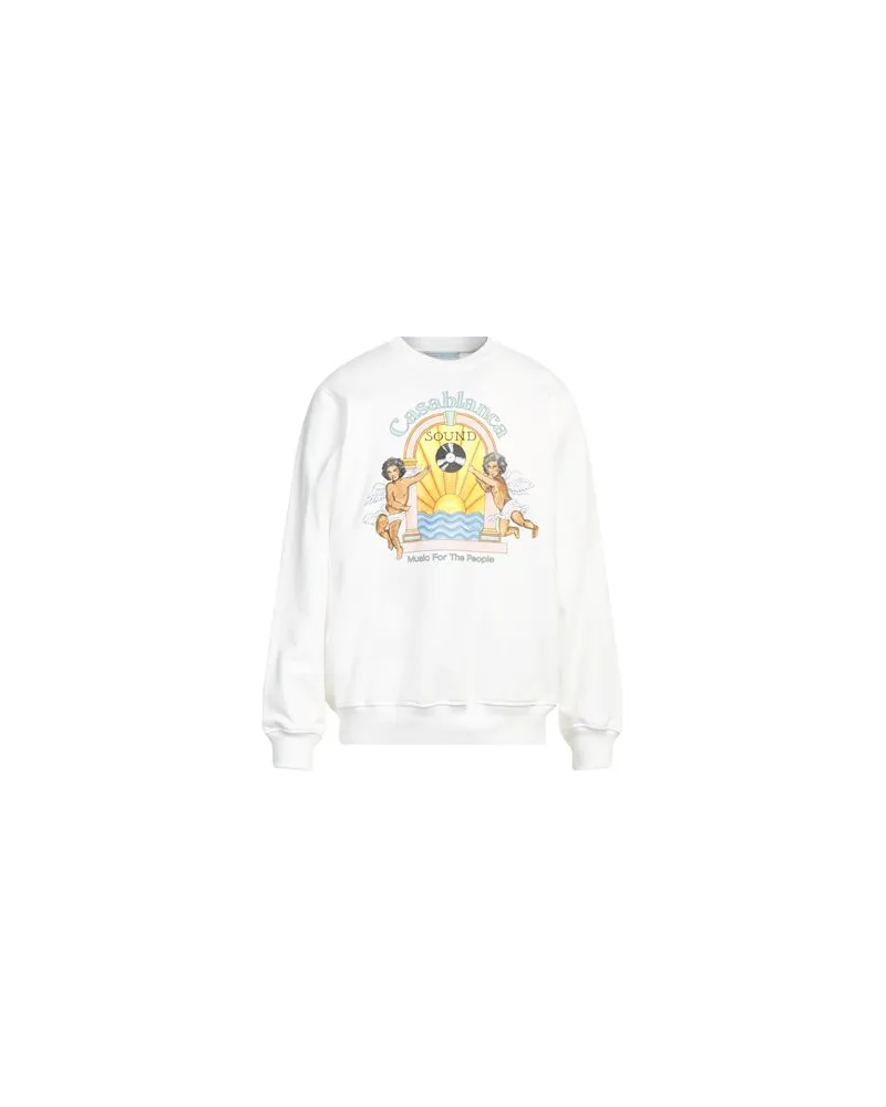 Casablanca Paris TOPS - Sweatshirtsauf YOOX.COM Weiß
