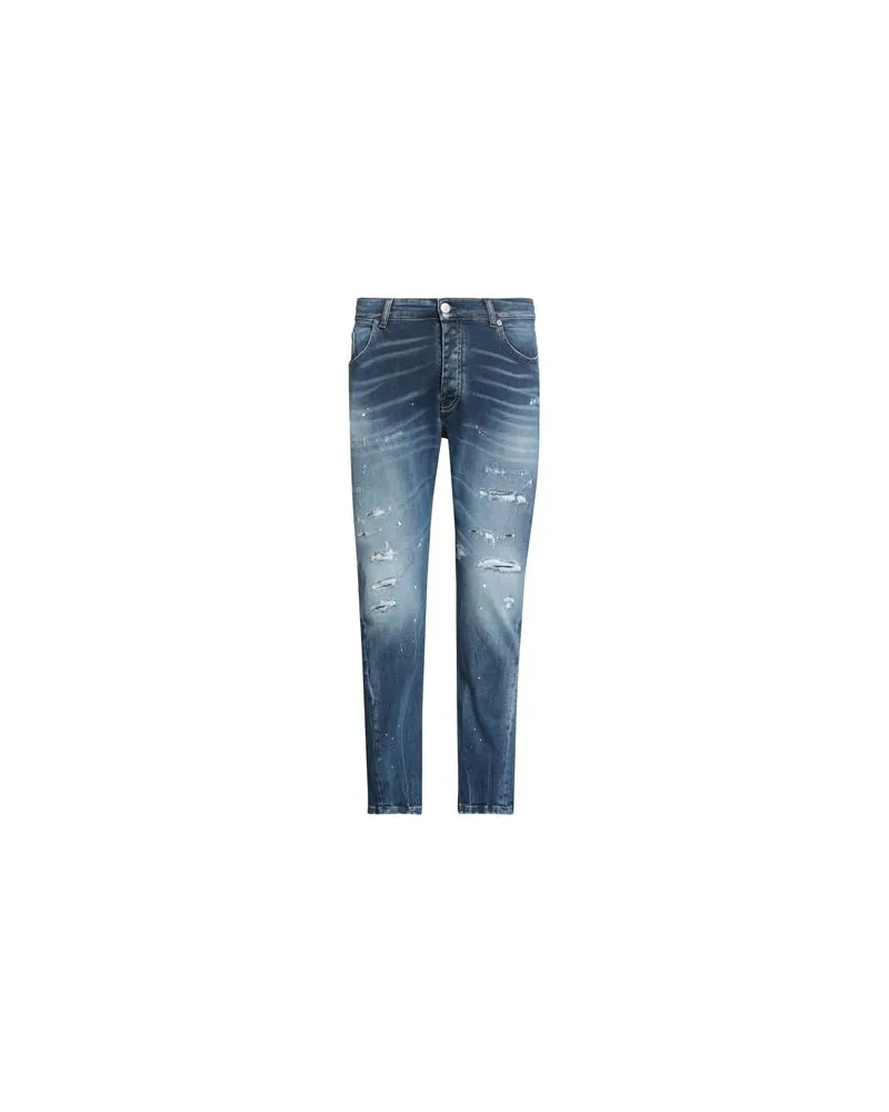 PMDS PREMIUM MOOD DENIM SUPERIOR HOSEN & RÖCKE - Jeanshosenauf YOOX.COM Blau