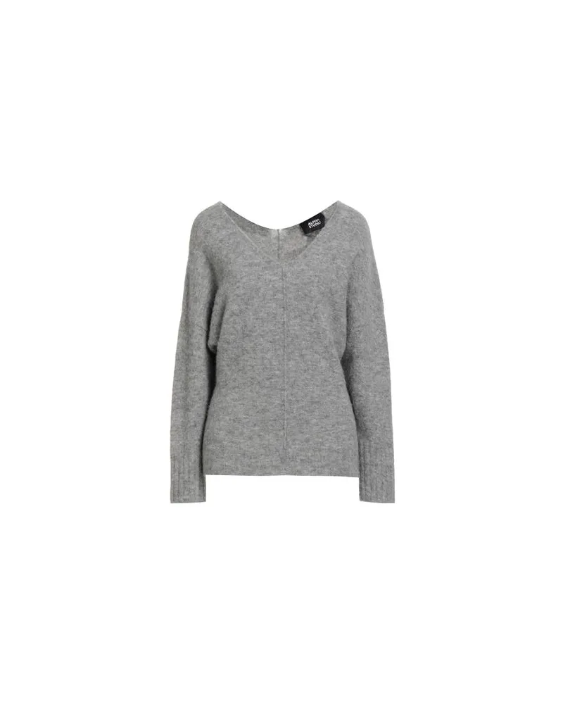 Alpha Studio STRICKWAREN - Pulloverauf YOOX.COM Grau