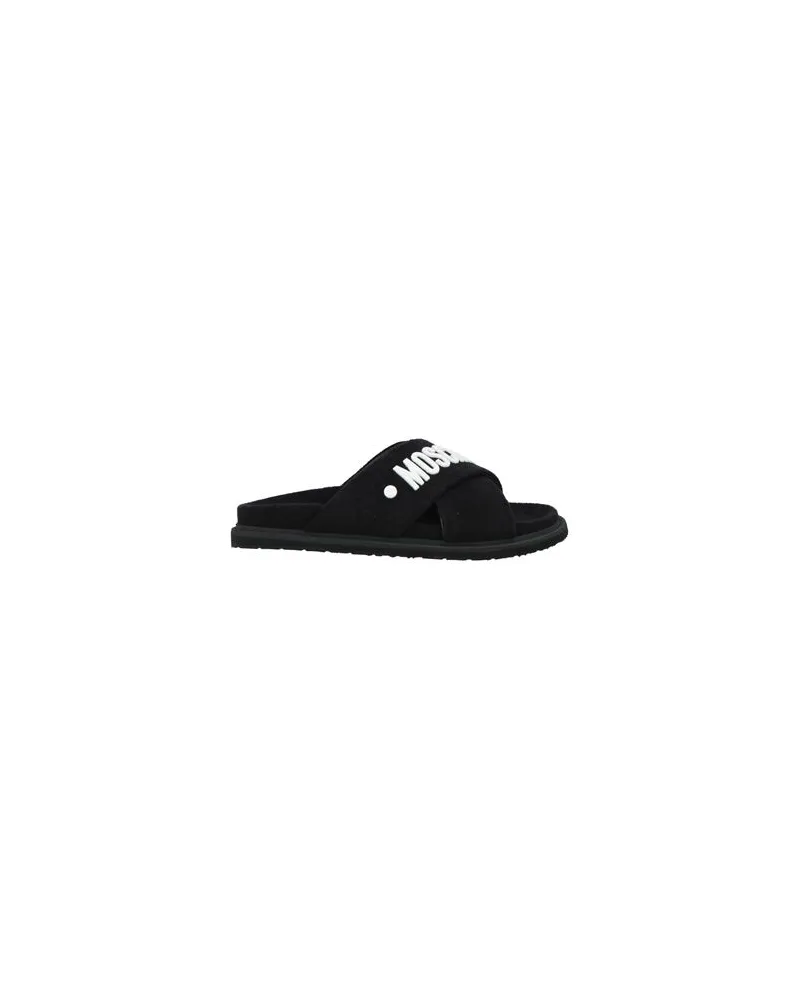 Moschino SCHUHE - Sandalenauf YOOX.COM Schwarz