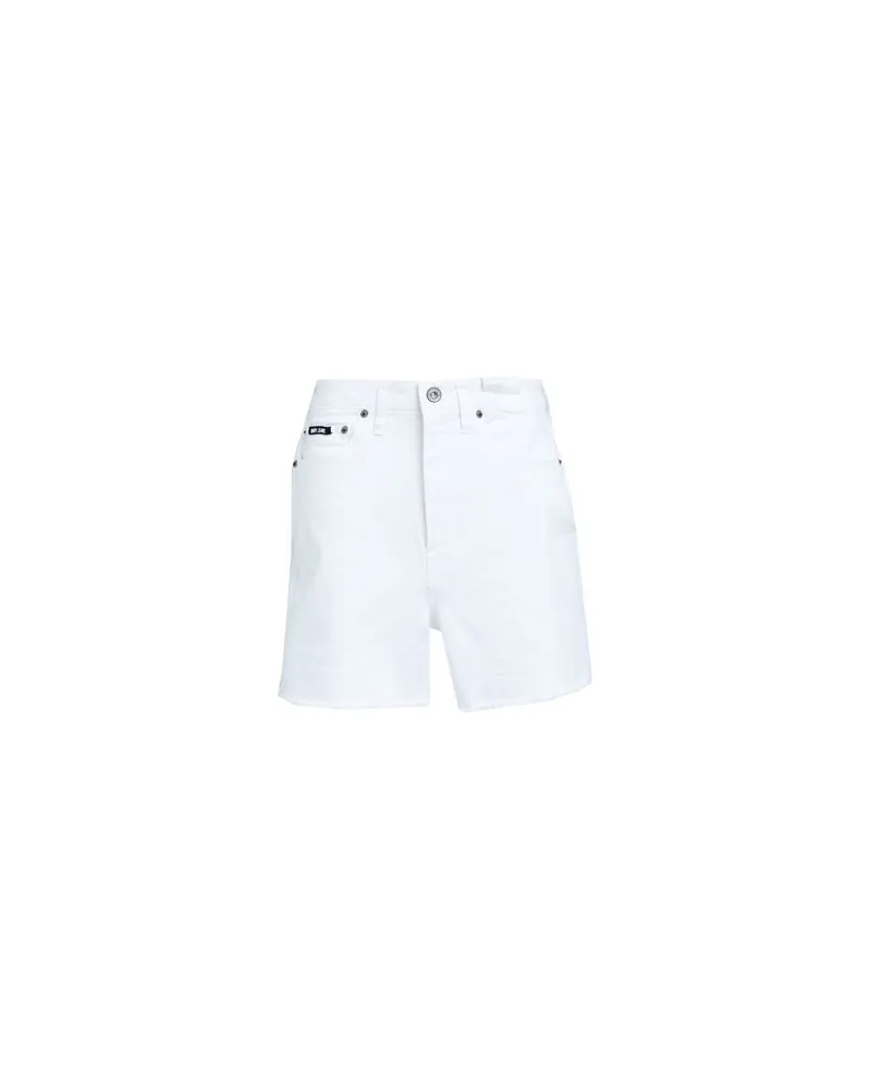 DKNY HOSEN & RÖCKE - Jeansshortsauf YOOX.COM Weiß
