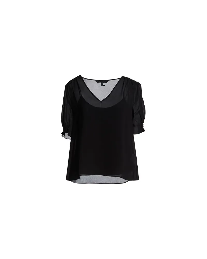 Armani Exchange TOPS - Topsauf YOOX.COM Schwarz