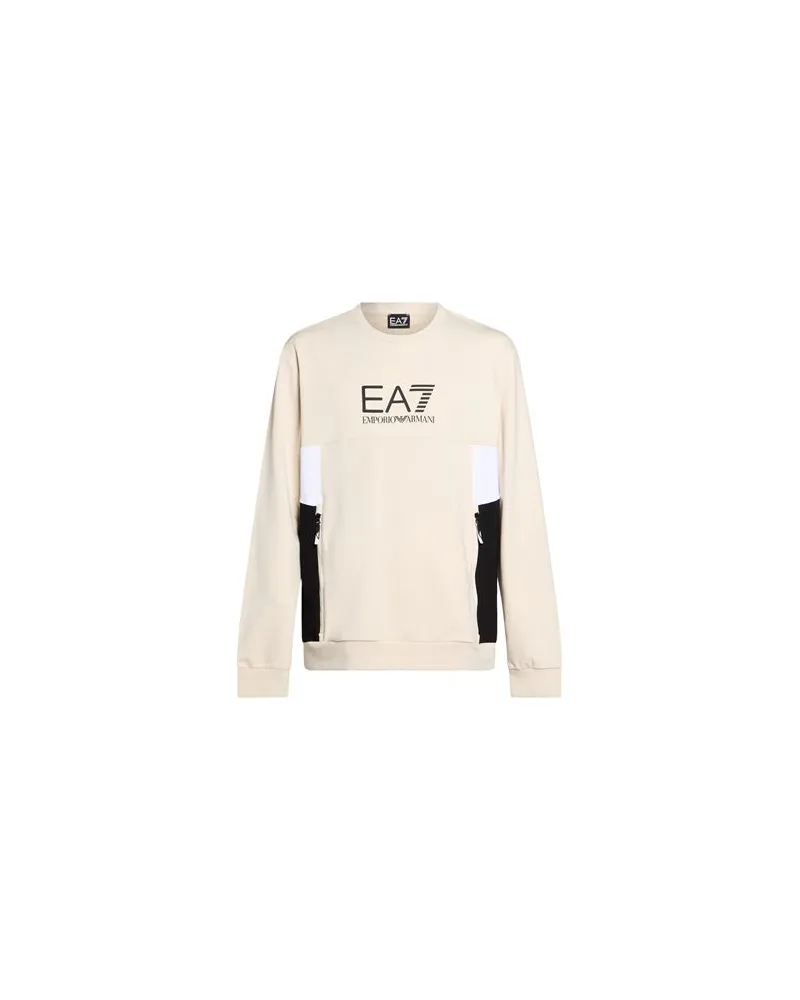 EA7 TOPS - Sweatshirtsauf YOOX.COM Beige