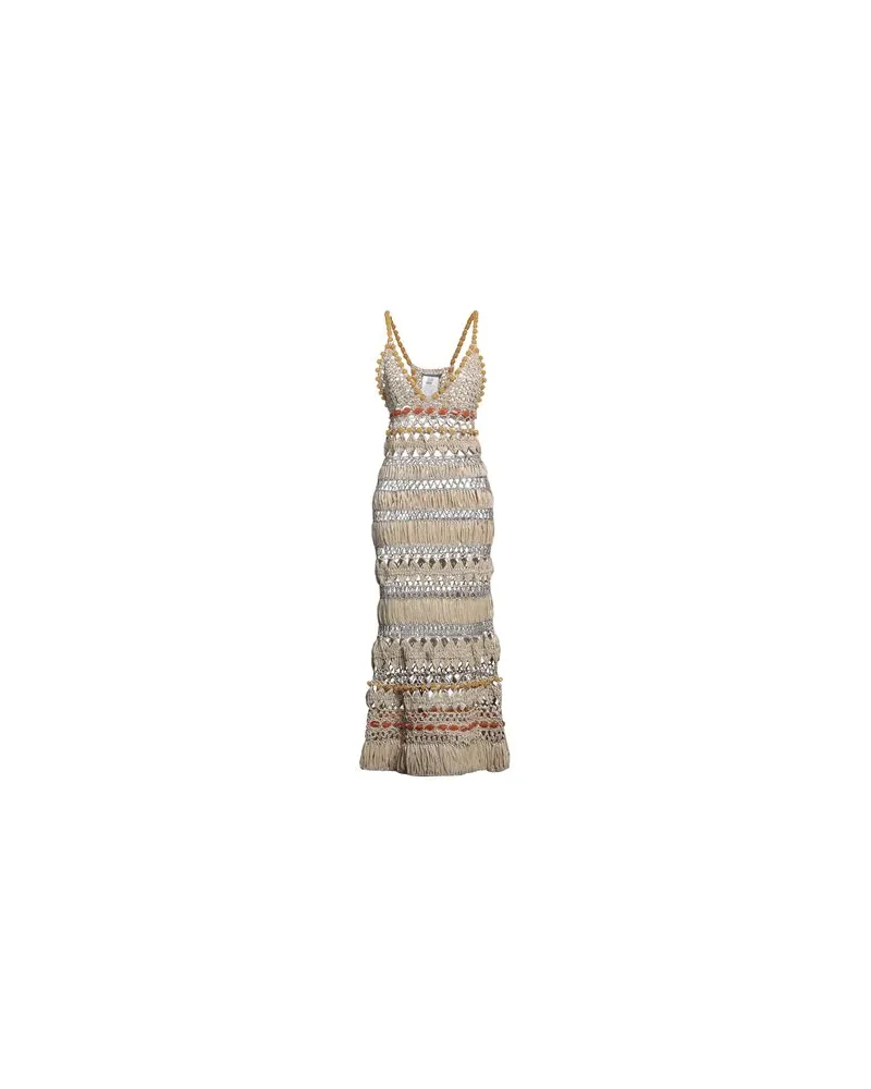 Alberta Ferretti KLEIDER - Maxi-Kleiderauf YOOX.COM Beige