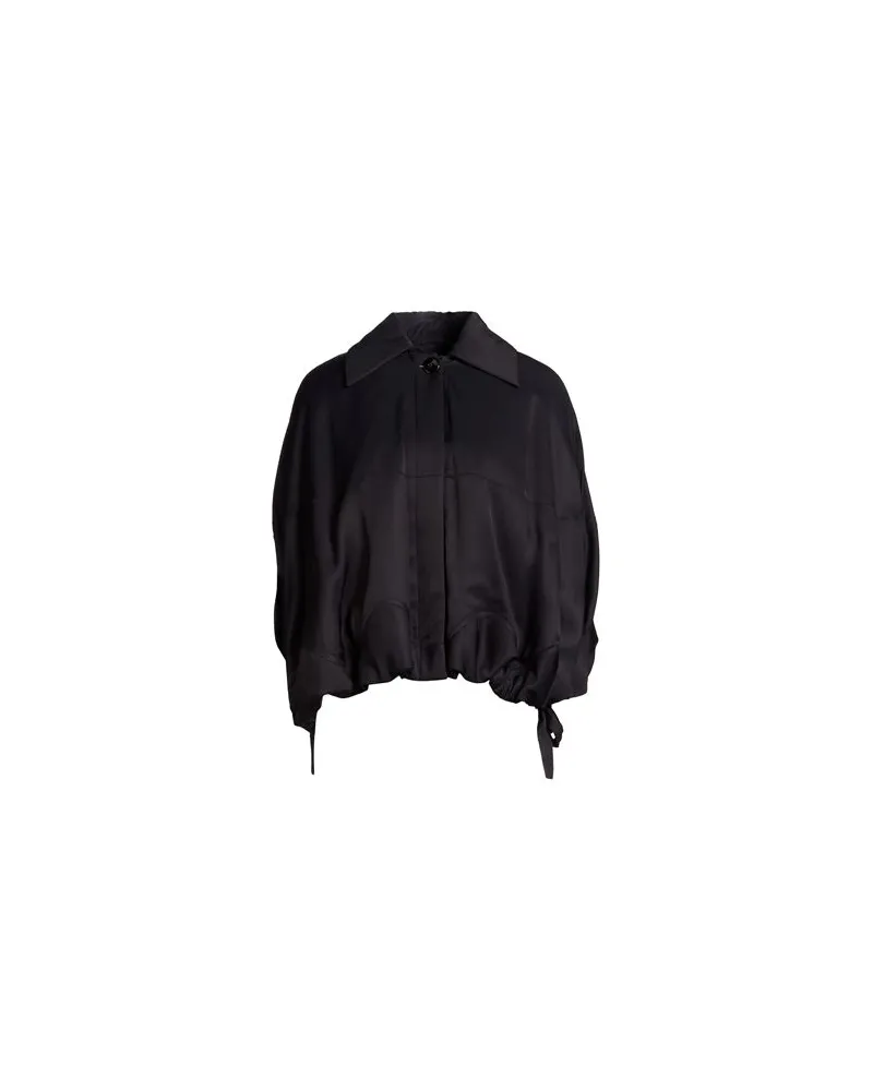 Jil Sander JACKEN & MÄNTEL - Capesauf YOOX.COM Schwarz