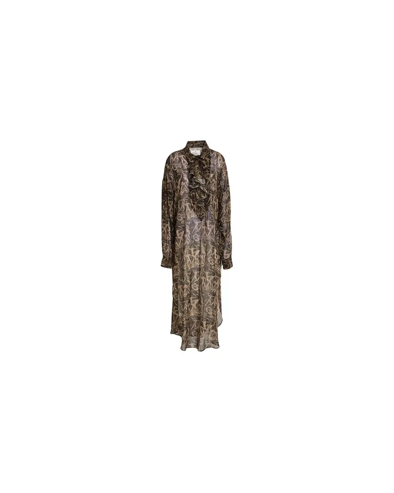 Vivienne Westwood KLEIDER - Maxi-Kleiderauf YOOX.COM Militärgrün
