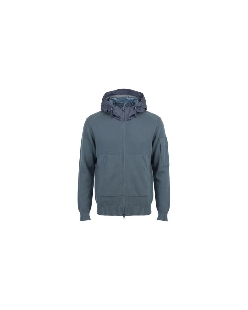 C.P. Company STRICKWAREN - Strickjackenauf YOOX.COM Taubenblau