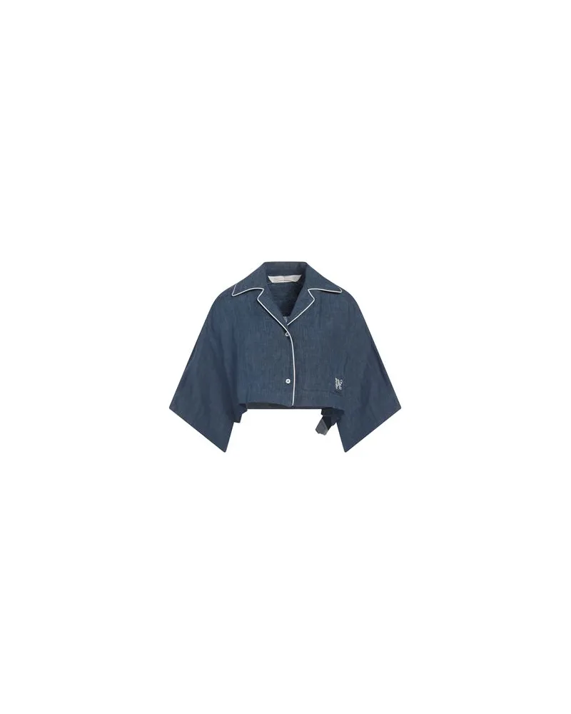 Palm Angels TOPS - Hemdenauf YOOX.COM Blau