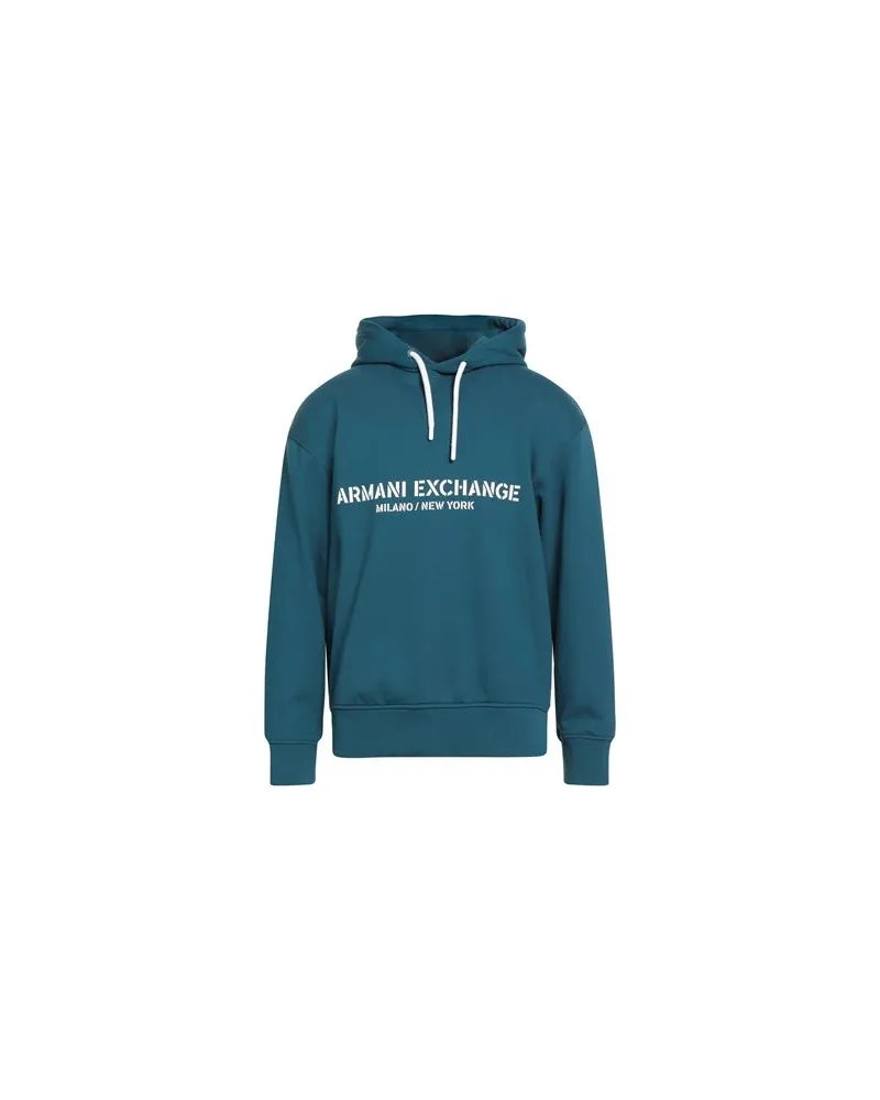 Armani Exchange TOPS - Sweatshirtsauf YOOX.COM Aquamarin